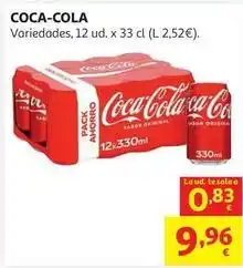 Alcampo Coca-cola - variedaddes oferta