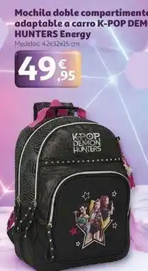 Alcampo Energy - mochila doble compatiment adaptable a carro k-pop oferta