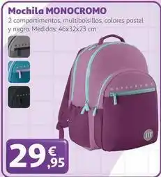 Alcampo Mochila monocromo oferta