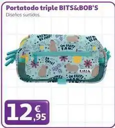Alcampo Fa - portatodo triple bits&bob's oferta