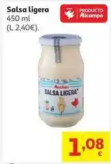 Alcampo Auchan - salsa ligera oferta