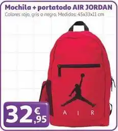 Alcampo Jordan - mochila + portatodo oferta