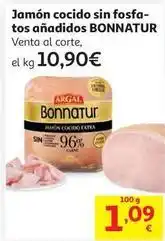 Alcampo Bonnatur - jamon cocido sin fosfa-tos anadidos oferta