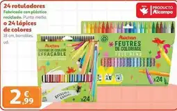 Alcampo Auchan - 24 rotuladores oferta