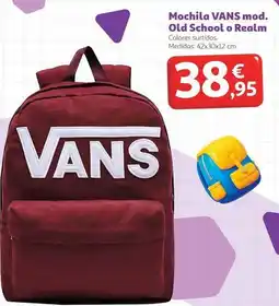 Alcampo Vans - mochila mod. old school o realm oferta