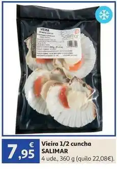 Alcampo Vieira 1/2 cuncha oferta