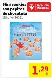 Alcampo Auchan - mini cookies con pepitas de chocolate oferta