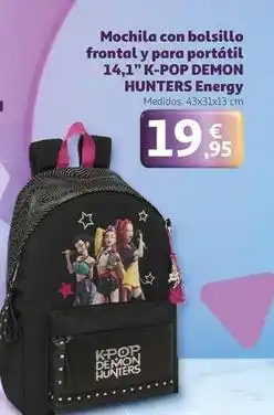 Alcampo Energy - mochilas con bolsillo frontal y para portátil oferta