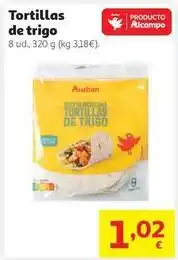 Alcampo Auchan - tortillas de trigo oferta