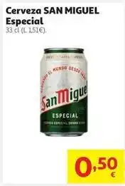Alcampo San miguel - cerveza especial oferta