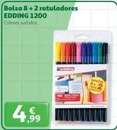 Alcampo Edding - bolsa 8+2 rotuladores oferta
