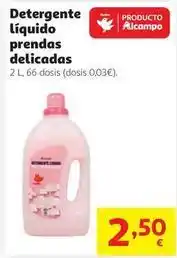 Alcampo Alcampo - detergente líquido prendas delicadas oferta
