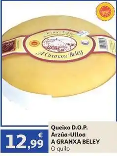 Alcampo Queixo d.o.p. arzua-ulloa a granxa oferta