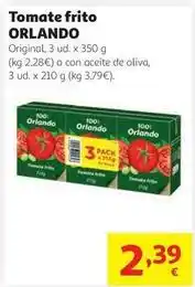 Alcampo Orlando - tomate frito oferta