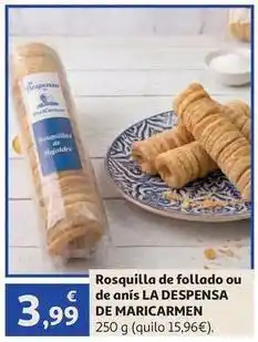 Alcampo La despensa - rosquilla de follado ou de anis oferta
