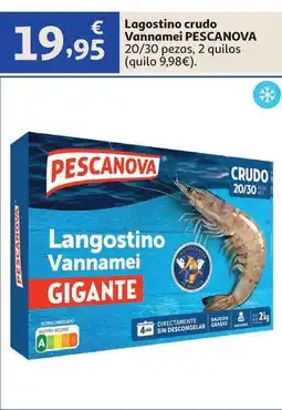 Alcampo Pescanova - langostino crudo oferta