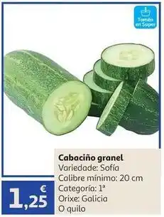 Alcampo Galicia - cabacino granel oferta