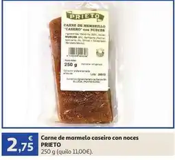 Alcampo As - carne de marmelo caseiro con noces oferta