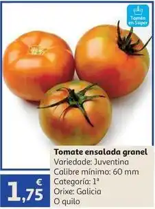 Alcampo Galicia - tomate ensalada granel oferta
