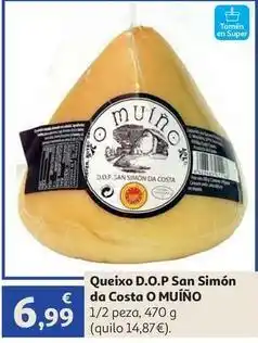 Alcampo San - queixo d.o.p san simon da costa o muino oferta
