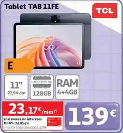 Alcampo TCL Tablet TAB 11FE oferta