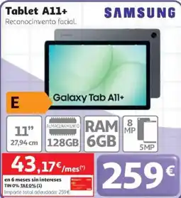 Alcampo SAMSUNG Tablet A11+ oferta