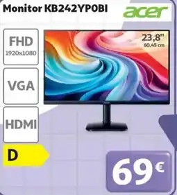 Alcampo ACER Monitor KB242YPOBI oferta