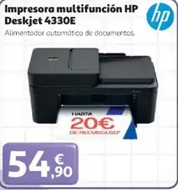 Alcampo HP Impresora multifunción Deskjet 4330E oferta