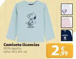 Alcampo Camiseta licencias oferta