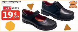 Alcampo Zapato colegial piel oferta