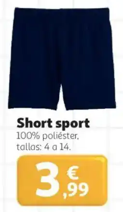 Alcampo Short sport oferta