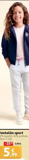 Alcampo Pantalón sport oferta