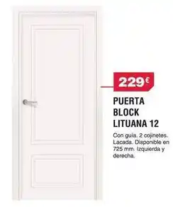 Chafiras Block - puerta lituana 12 oferta