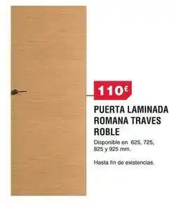 Chafiras Puerta laminada romana traves roble oferta