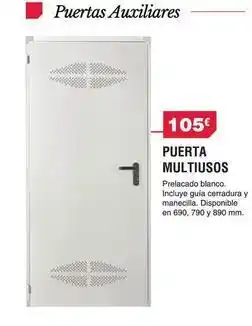 Chafiras Blanco - puerta multiusos oferta