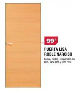 Chafiras Puerta lisa roble narciso oferta