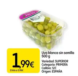 Dialprix Uva blanca sin semilla oferta