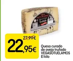 Dialprix VEGASOTUELAMOS Queso curado de oveja trufado oferta