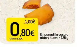Dialprix Empanadilla casera atún y huevo oferta