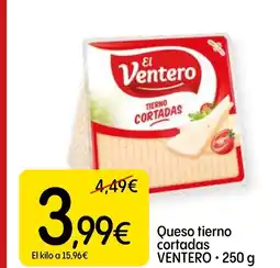 Dialprix VENTERO Queso tierno cortadas oferta