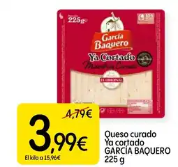 Dialprix GARCÍA BAQUERO Queso curado Ya cortado oferta