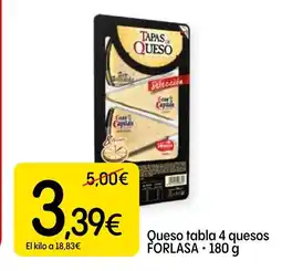 Dialprix FORLASA Queso tabla 4 queso oferta