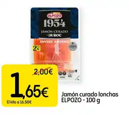 Dialprix ELPOZO Jamón curado lonchas oferta