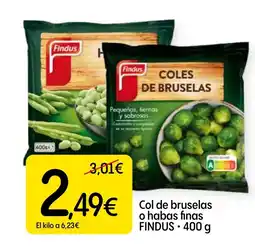 Dialprix FINDUS Col de bruselas o habas finas oferta