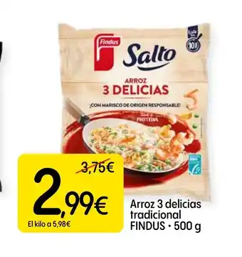 FINDUS Arroz 3 delicias tradicional