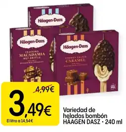 Dialprix HÄAGEN DASZ Variedad de helados bombón oferta
