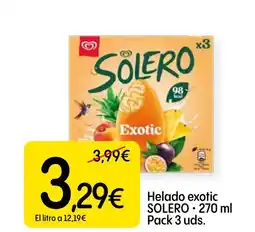 Dialprix SOLERO Helado exotic oferta