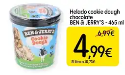 Dialprix BEN&JERRY'S Helado cookie dough chocolate oferta