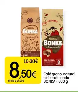 Dialprix BONKA Café grano natural o descafeinado oferta