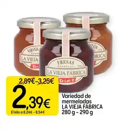 Dialprix LA VIEJA FÁBRICA Variedad de mermeladas oferta